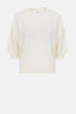 Âme antwerp laurent wool sweater ecru round neck
